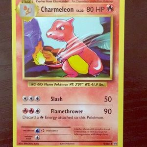 First edition charmeleon pokemon card